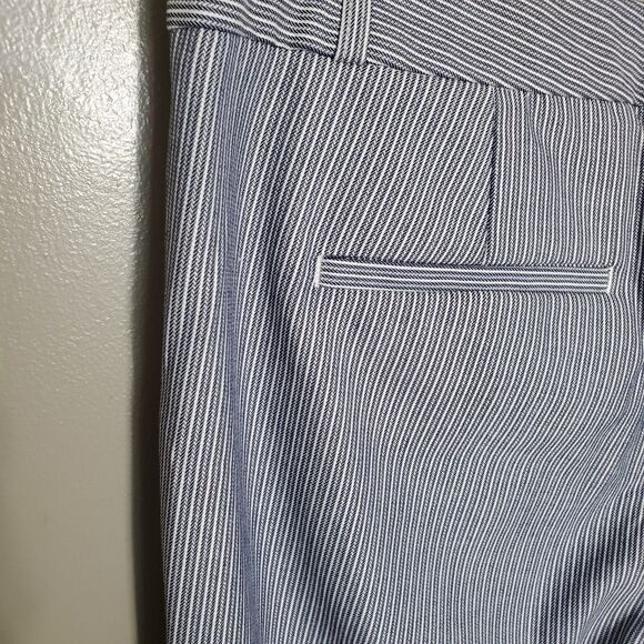 Banana Republic Blue Striped Women's Pants - Picture 8 of 11